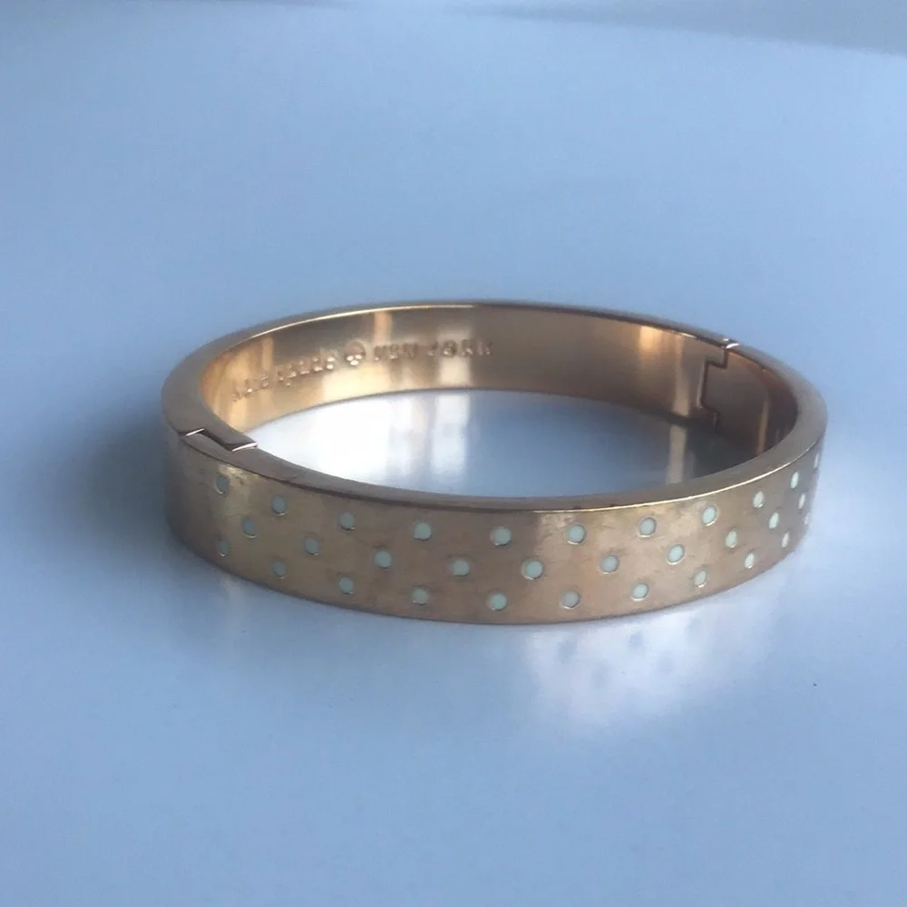 Kate Spade New York gold Gold Polka Dot Bangle bracelet - Picture 15 of 16